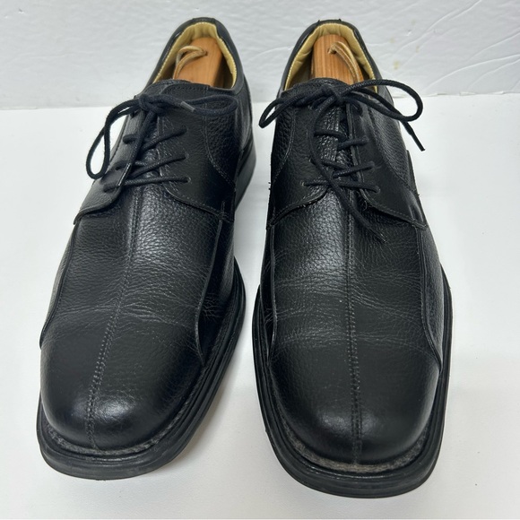 Belvedere Bay Bridge Derby Split Toe Dress Shoes 9 3E Black Leather Office  Casua
